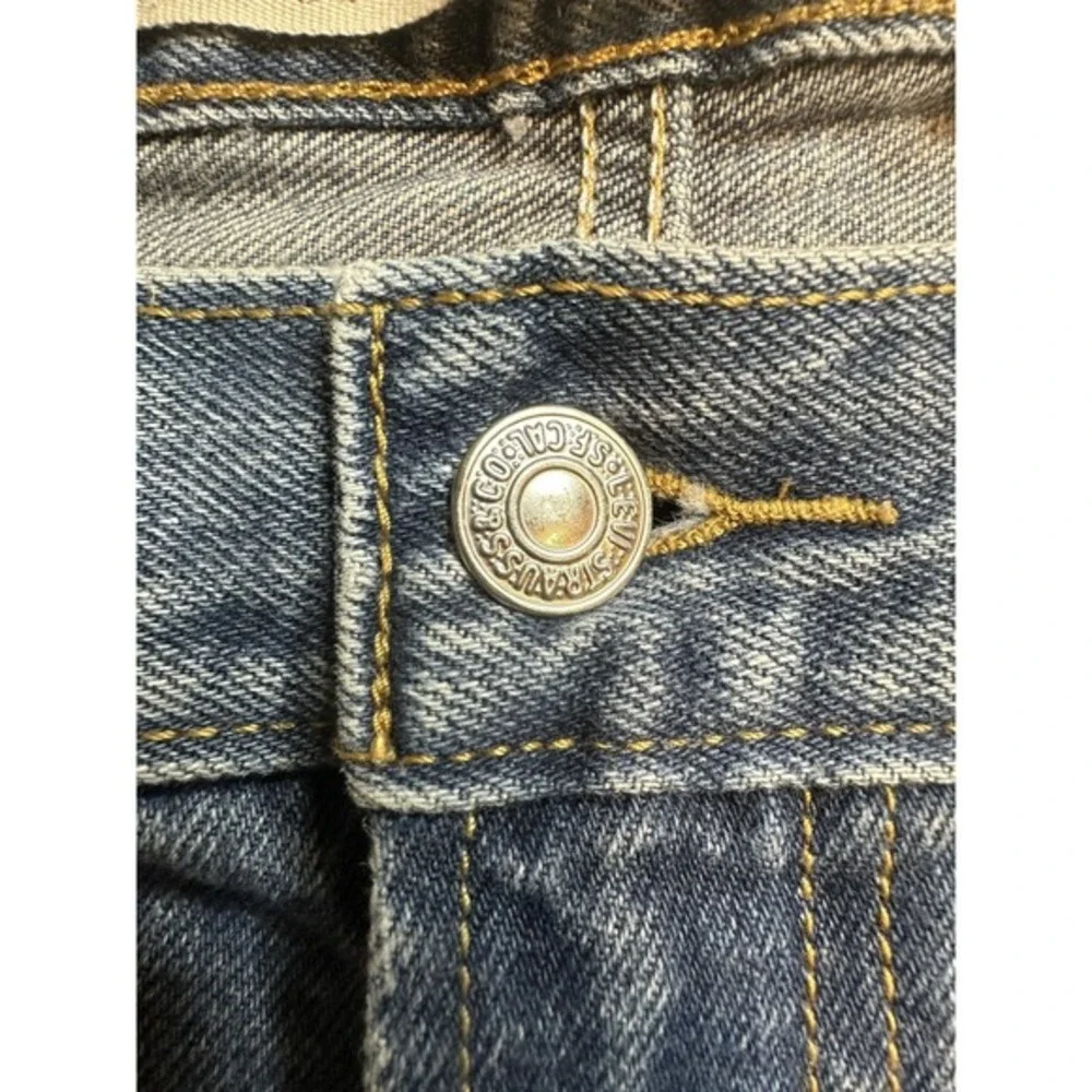 Vintage Levis 550 Relaxed Fit‎ Jeans Mens 42x32 (40x31) Medium Wash Blue Denim